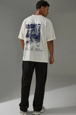 Active Oversized Trek Explore The Wilderness T-shirt | UK^boohooMAN Sale