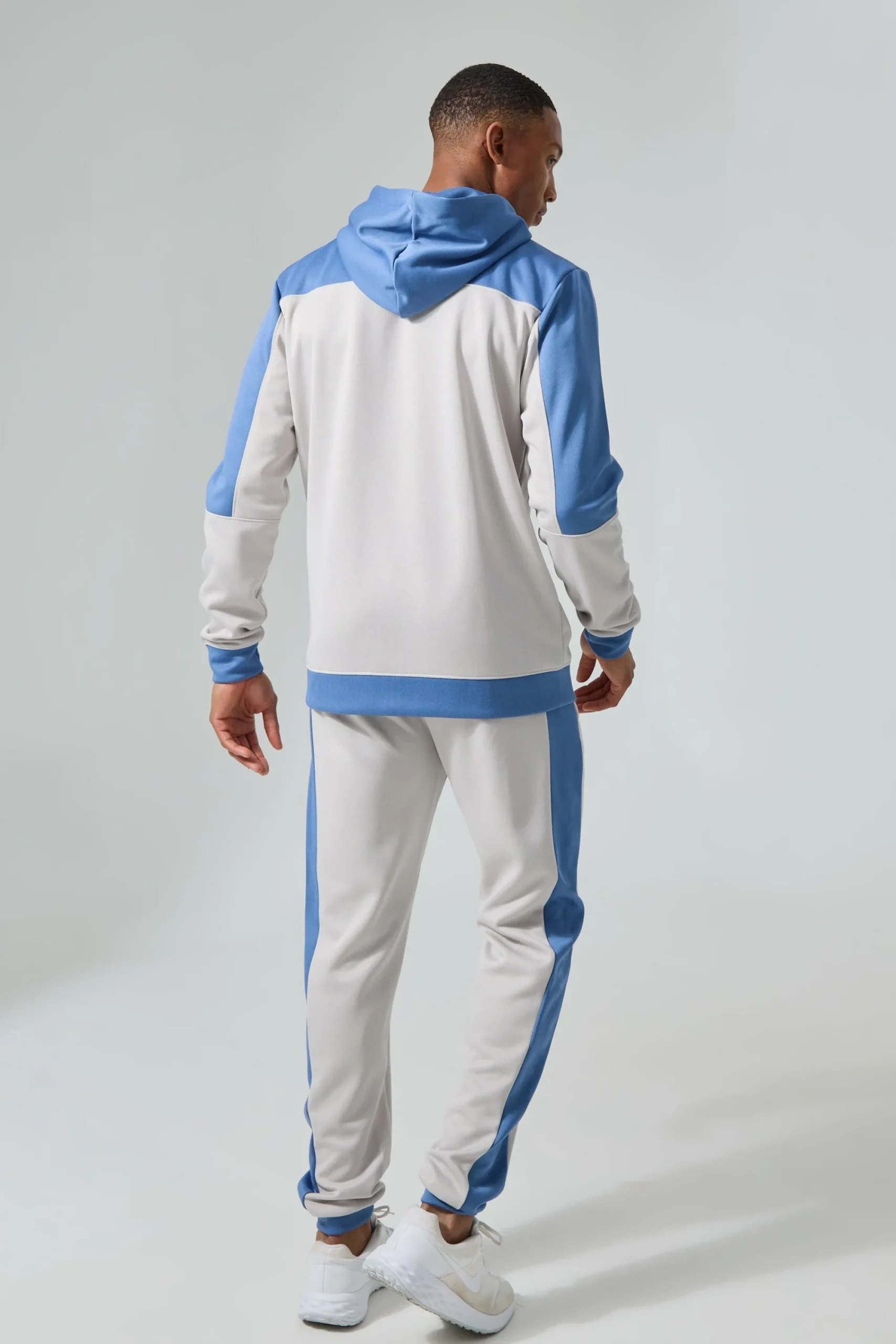 boohooMAN Active Scuba Mesh Panel Zip Through Tracksuit | UK| Tracksuits