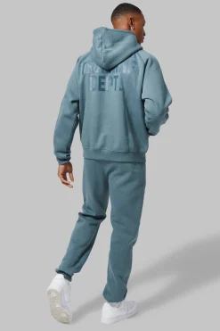 boohooMAN Active Training Dept Boxy Hooded Tracksuit | UK| Tracksuits