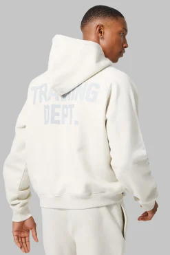 boohooMAN Active Training Dept Boxy Hoodie | UK| Hoodies & Sweatshirts