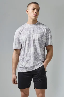 boohooMAN Active Training Dept Camo Oversized T-shirt Short Set | UK| Tracksuits