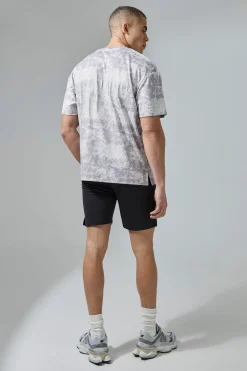 boohooMAN Active Training Dept Camo Oversized T-shirt Short Set | UK| Tracksuits