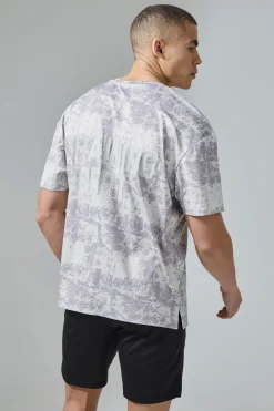 boohooMAN Active Training Dept Camo Oversized T-shirt Short Set | UK| Tracksuits