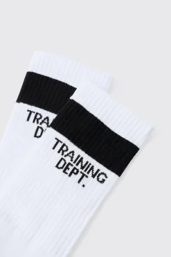 boohooMAN Active Training Dept Cushioned Crew Socks | UK| Underwear & Socks|Underwear & Socks