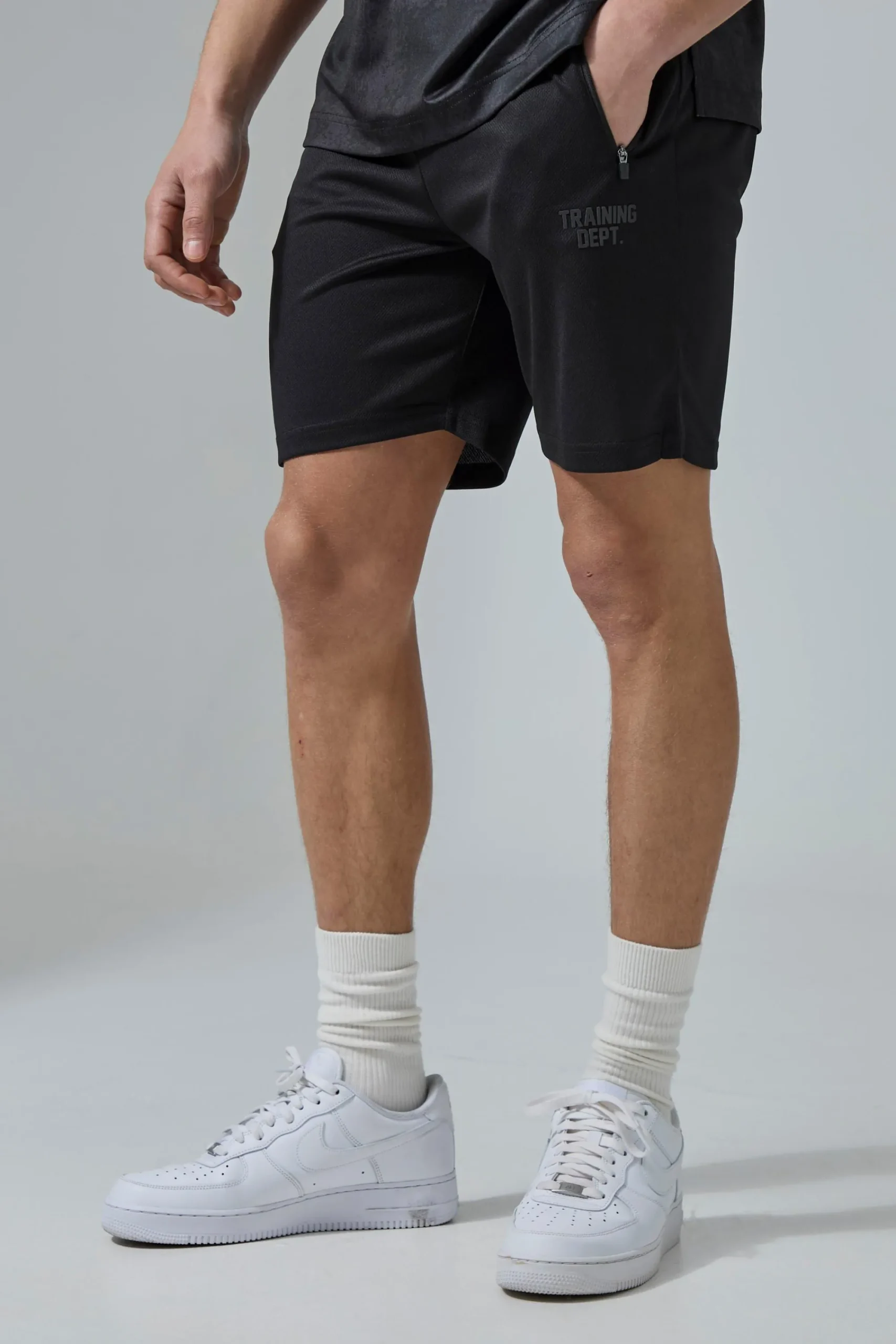 boohooMAN Active Training Dept 7inch Regular Fit Mesh Short | UK| Shorts