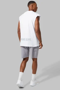 Active Training Dept Oversized Extended Tank | UK^boohooMAN Sale