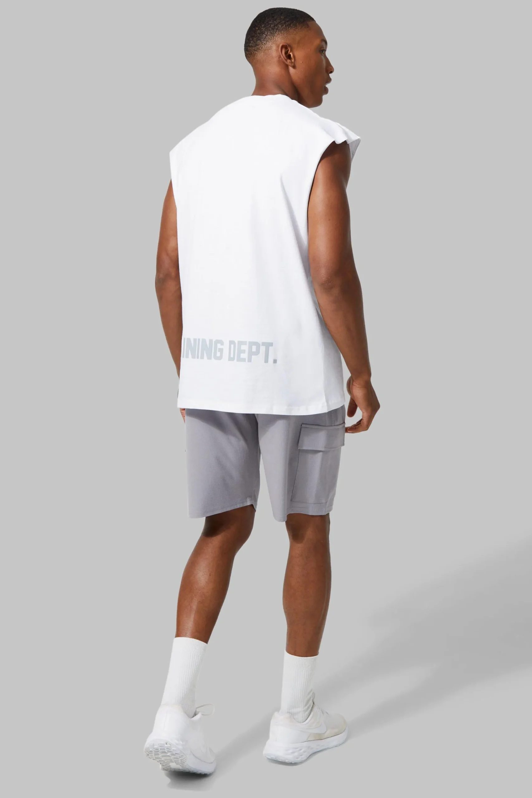 Active Training Dept Oversized Extended Tank | UK^boohooMAN Sale