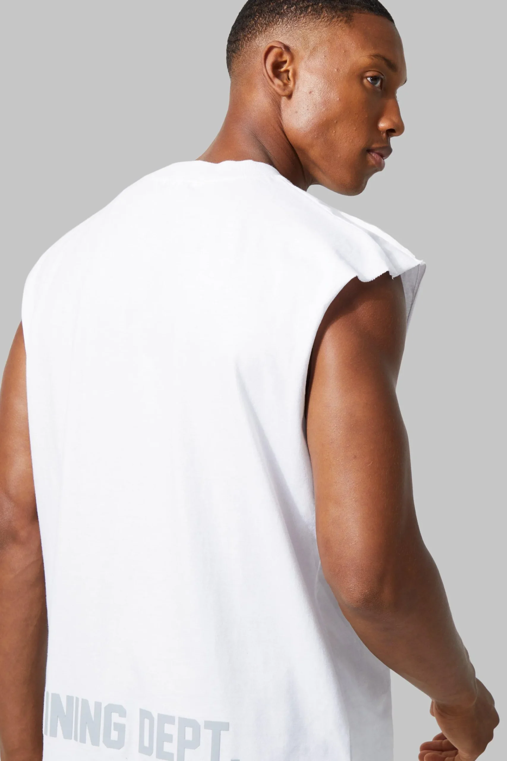 Active Training Dept Oversized Extended Tank | UK^boohooMAN Sale