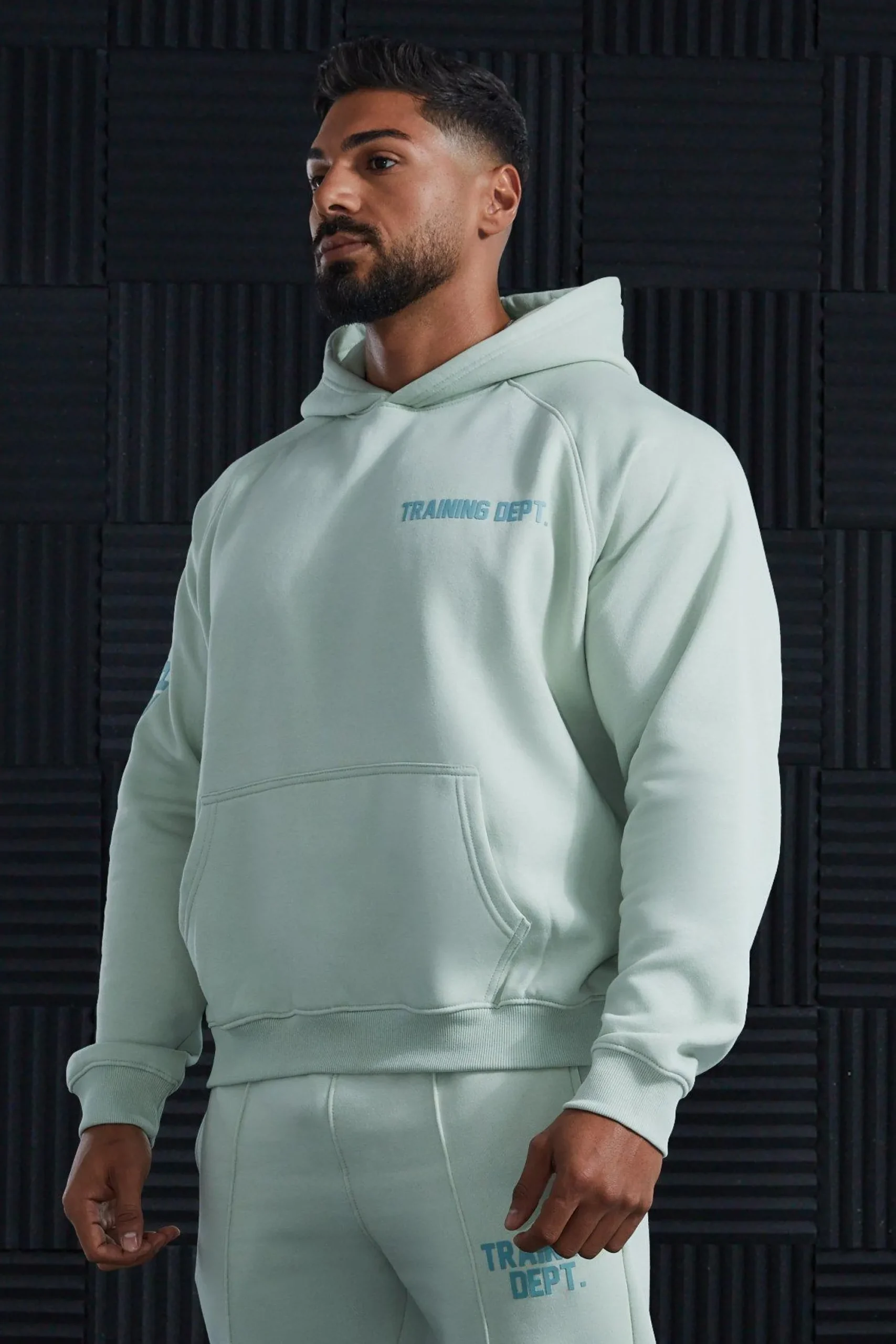 boohooMAN Active Training Dept Oversized Boxy Hoodie | UK| Hoodies & Sweatshirts