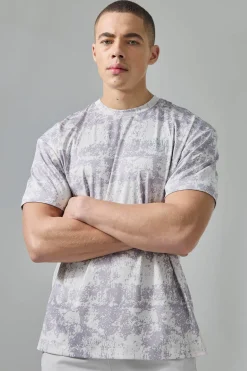 Active Training Dept Oversized Camo T-shirt | UK^boohooMAN Outlet