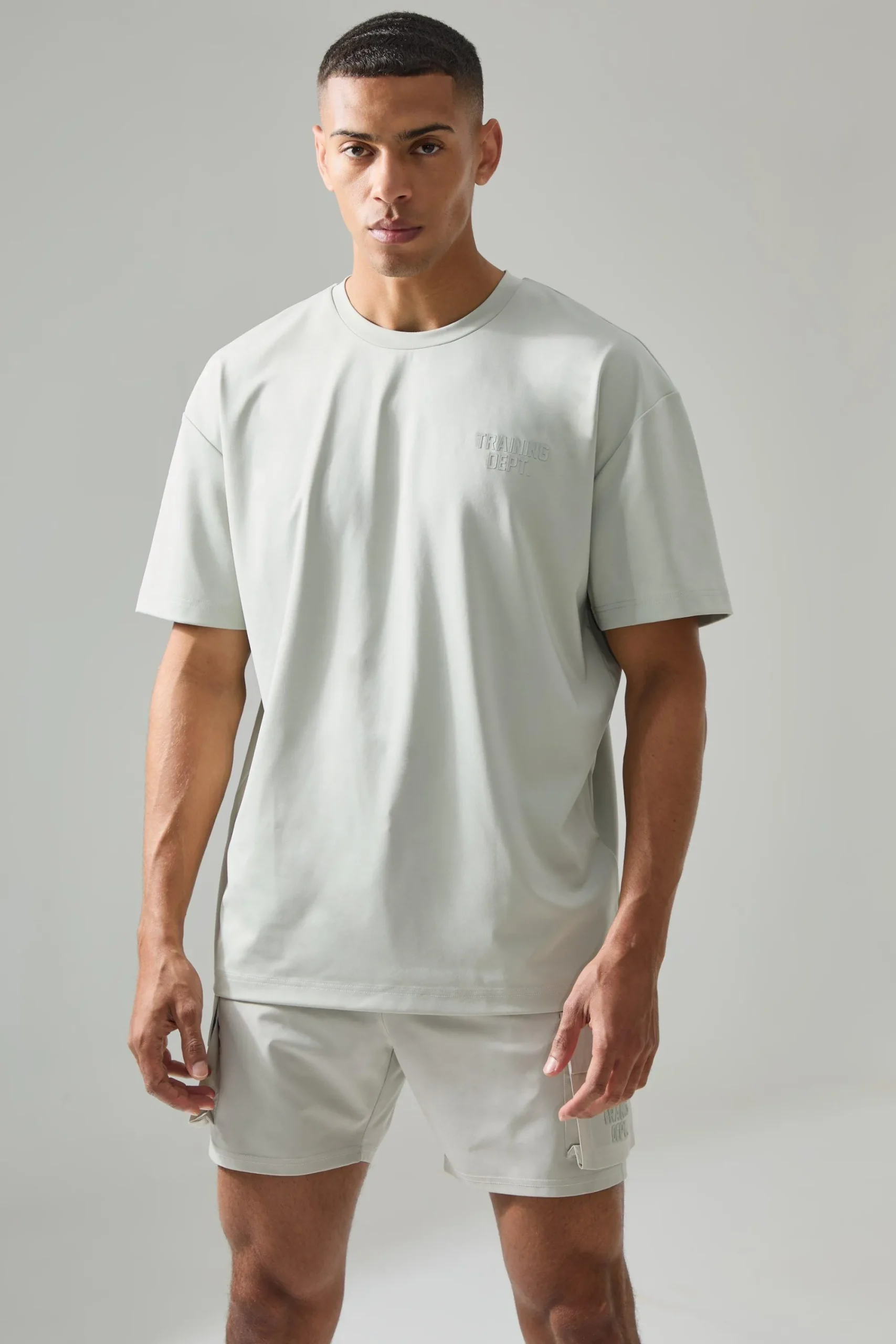 boohooMAN Active Training Dept Oversized T-shirt And Cargo Short Set | UK| Shorts|Tracksuits