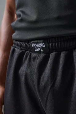 boohooMAN Active Training Dept Oversized Mesh 9inch Basketball Short | UK| Shorts