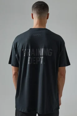 Active Training Dept Oversized Tshirt | UK^boohooMAN Clearance