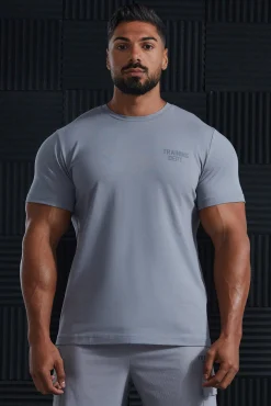 Active Training Dept Performance Slim T-shirt | UK^boohooMAN