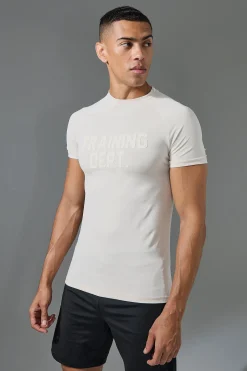 Active Training Dept Raglan Muscle Fit T-shirt | UK^boohooMAN Outlet