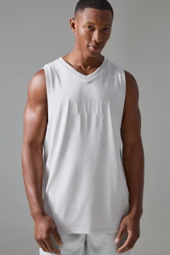 Active Training Dept Reg Fit Basketball Vest | UK^boohooMAN Hot