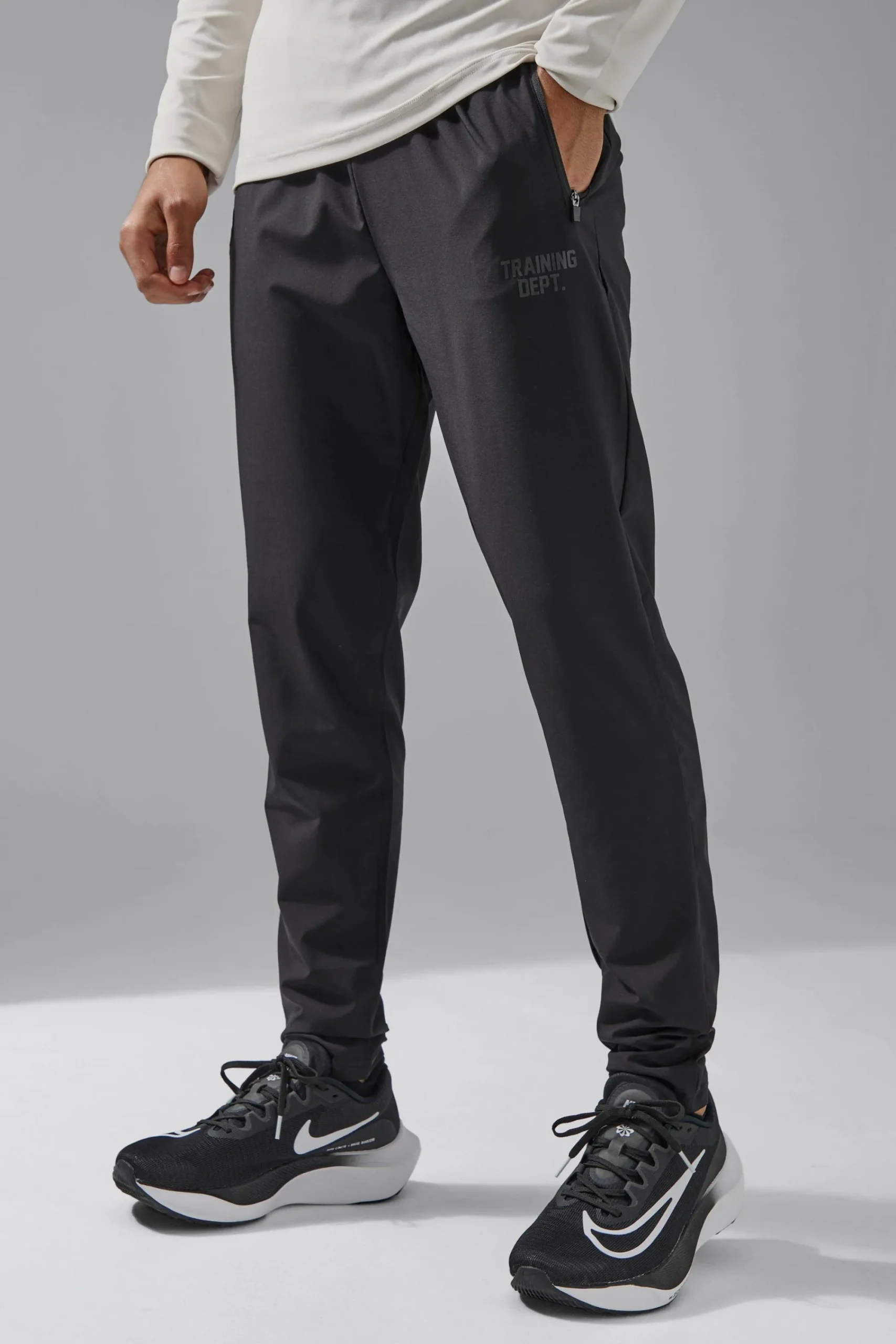 boohooMAN Active Training Dept Stretch Woven Jogger | UK| Joggers