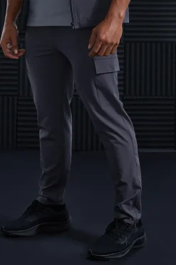 boohooMAN Active Training Dept Tapered Cargo Joggers | UK| Trousers|Joggers