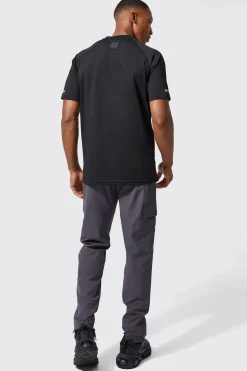 boohooMAN Active Training Dept Tapered Cargo Joggers | UK| Trousers|Joggers