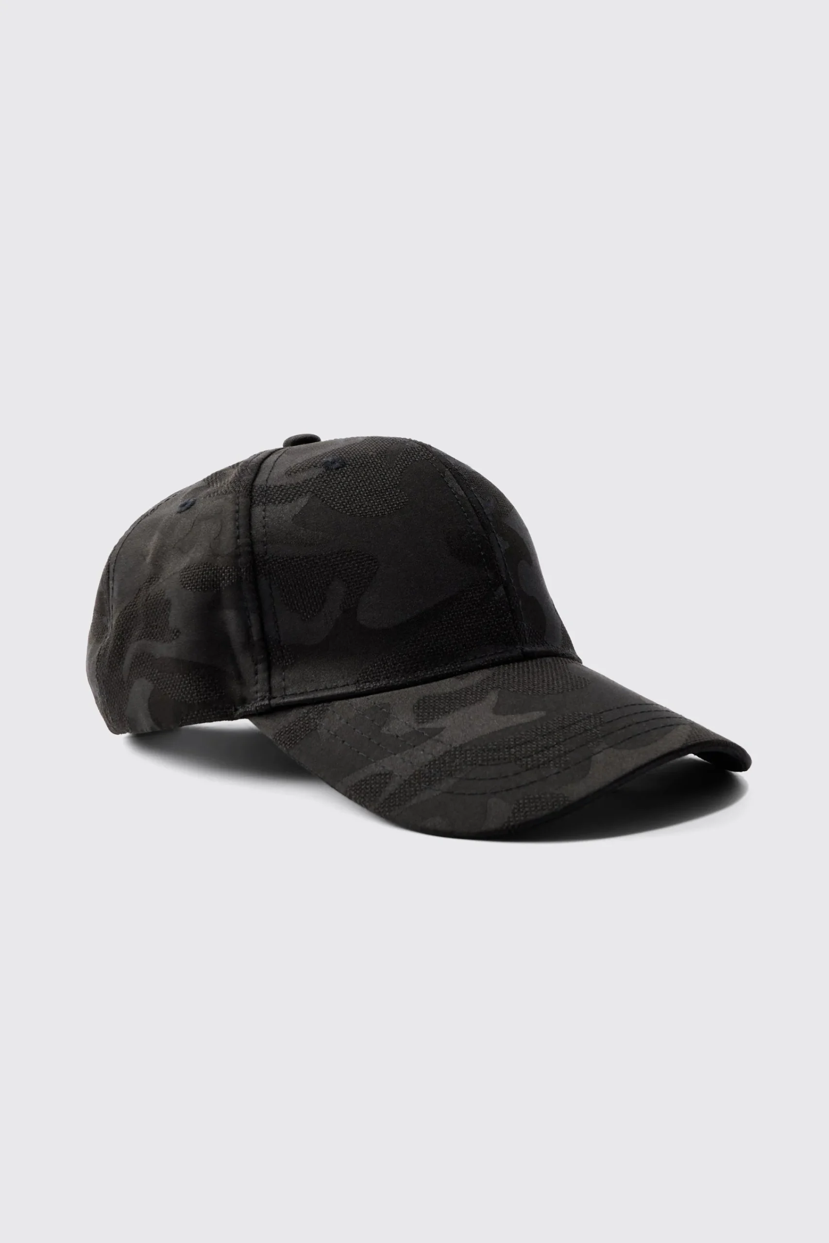 boohooMAN All Over Camo Print Cap In | UK| Hats & Caps