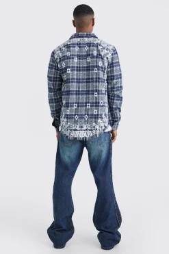 boohooMAN All Over Large Scale Bandana Check Shirt | UK| Shirts