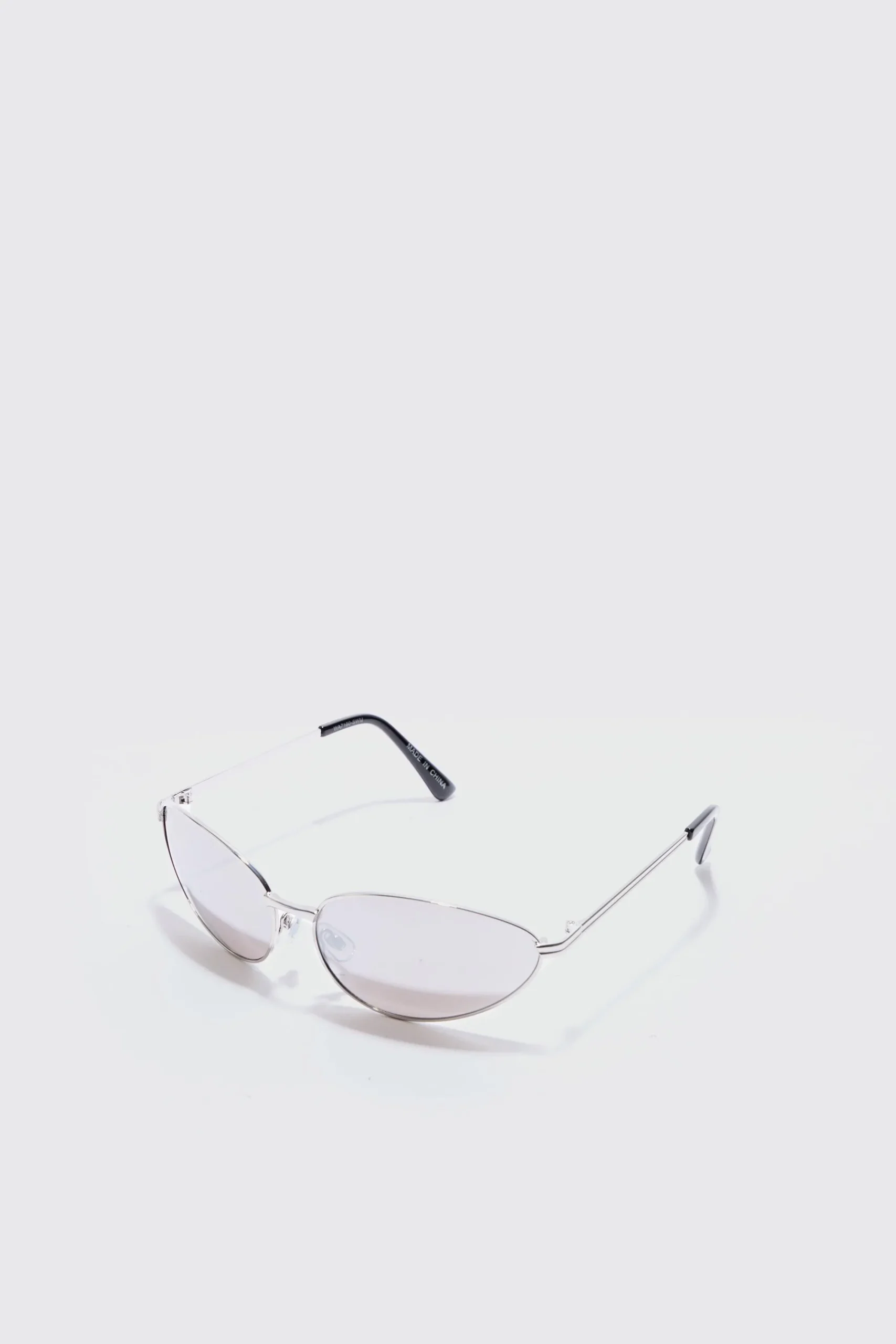 boohooMAN Angled Metal Sunglasses With Lens In | UK| Sunglasses