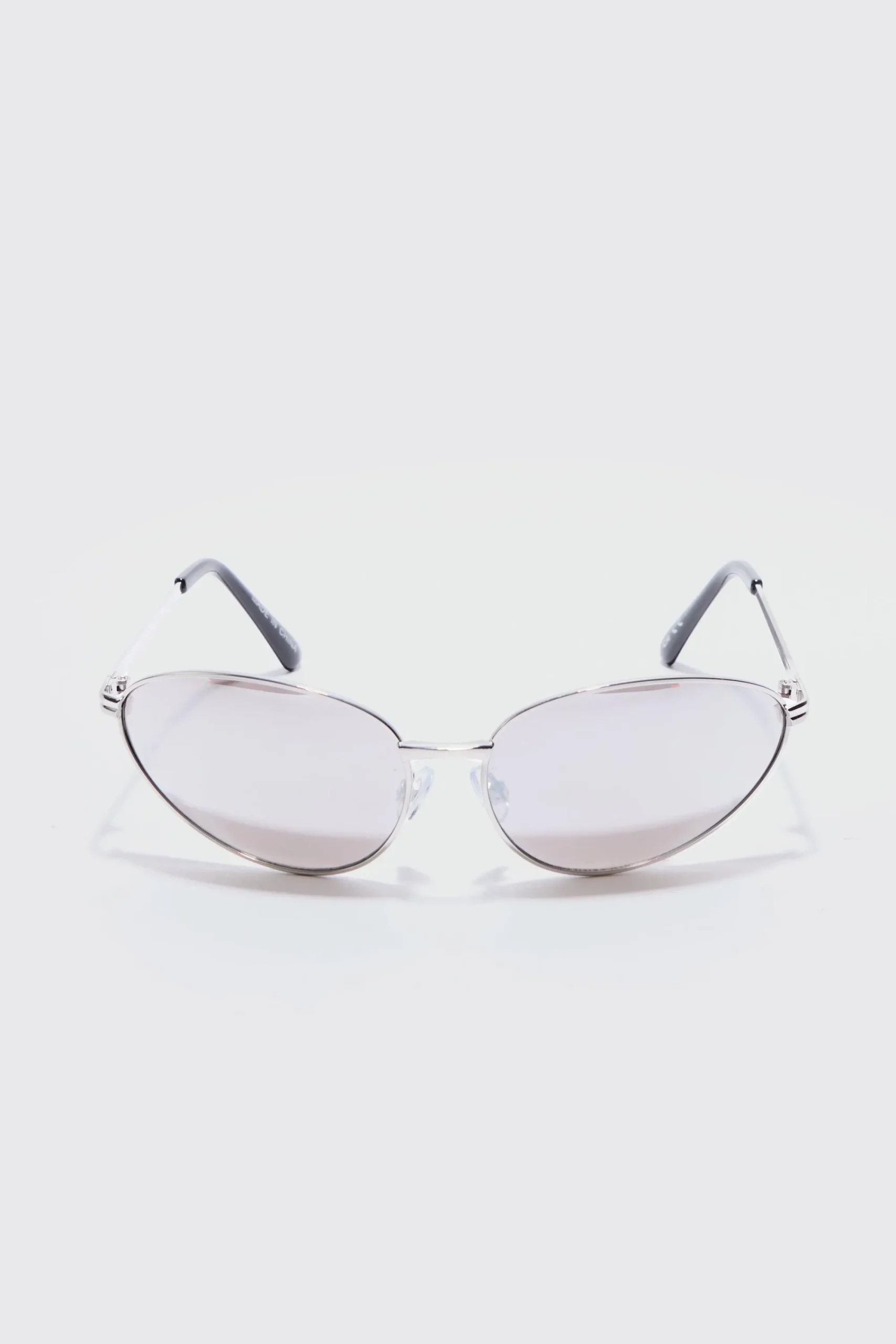 boohooMAN Angled Metal Sunglasses With Lens In | UK| Sunglasses