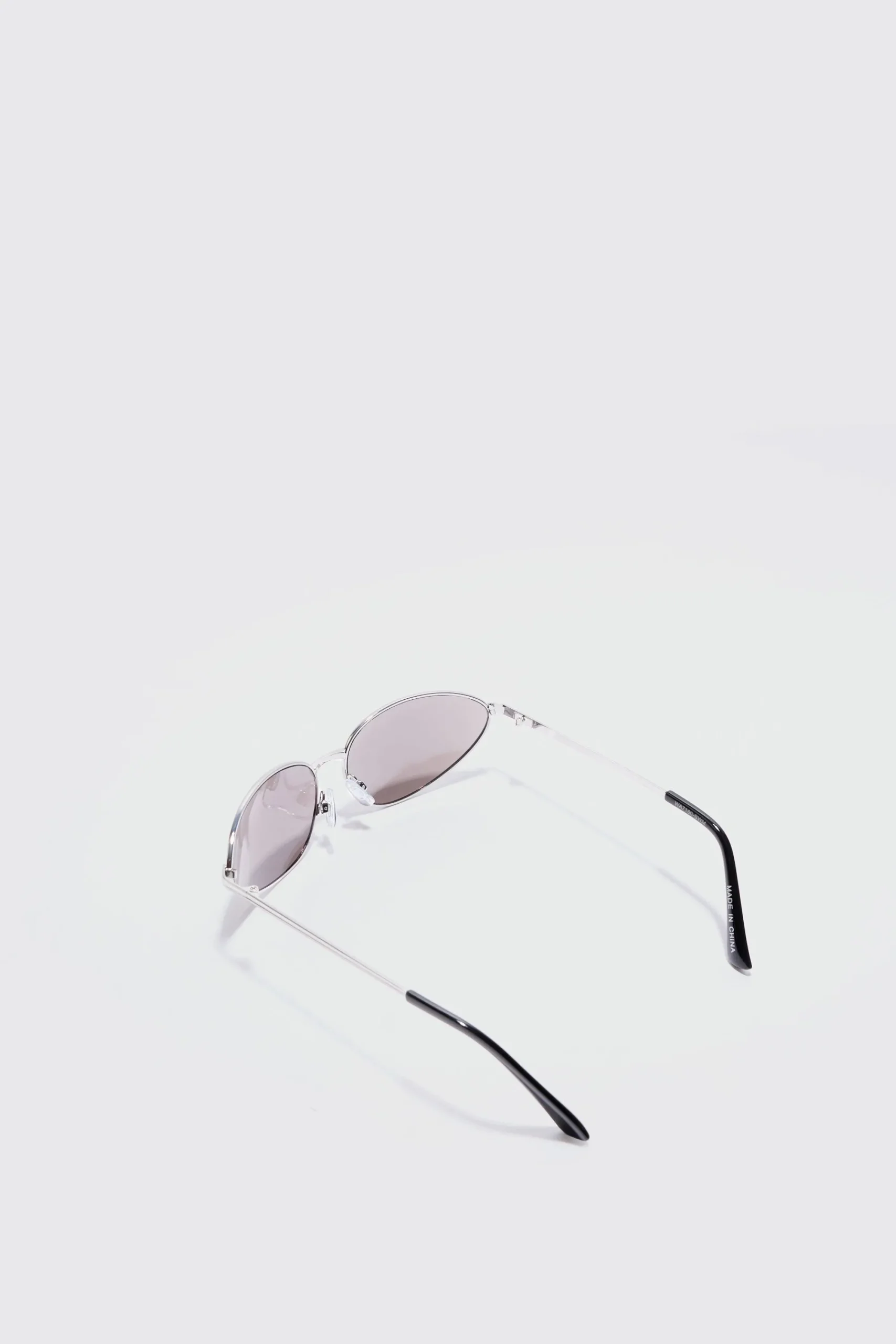 boohooMAN Angled Metal Sunglasses With Lens In | UK| Sunglasses