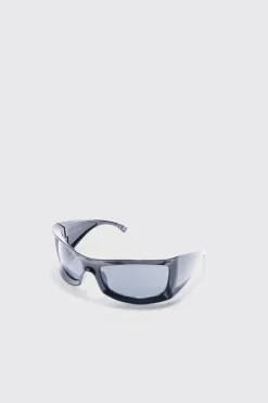 boohooMAN Angled Plastic Sunglasses | UK| Sunglasses