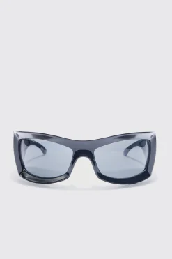 boohooMAN Angled Plastic Sunglasses | UK| Sunglasses