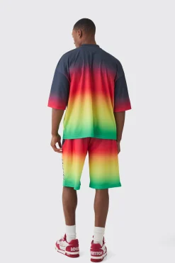 boohooMAN Applique Moto Mesh Long Length Basketball Shorts | UK| Shorts