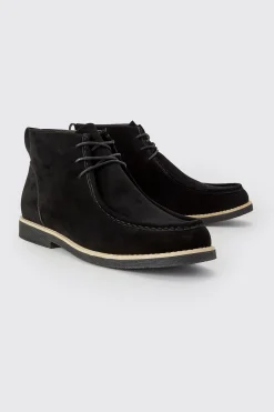 boohooMAN Apron Front Desert Boot | UK| Boots