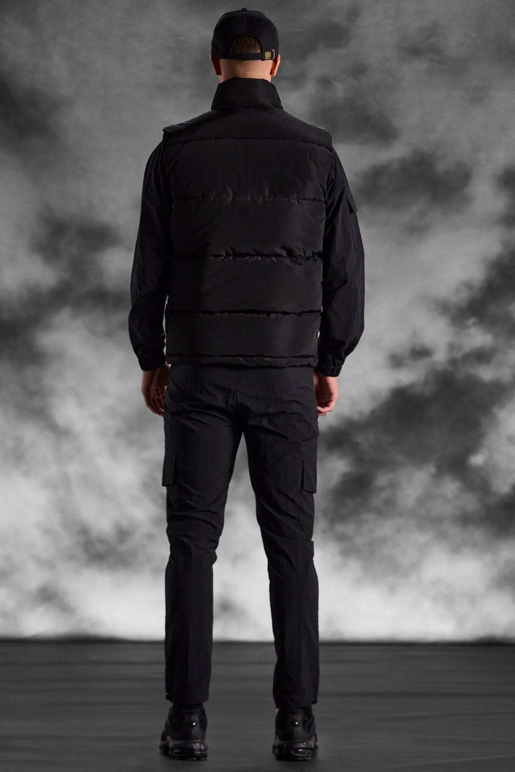 boohooMAN ArrDee Funnel Neck Quilted 13 Gilet | UK| Coats & Jackets