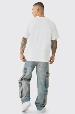 Athlete Printed T-Shirt | UK^boohooMAN New