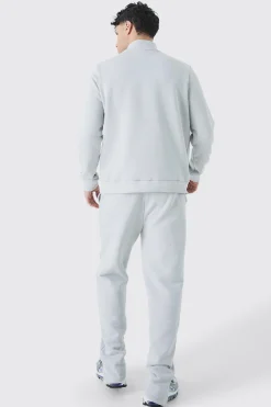 boohooMAN Atlanta Varsity 1/4 Zip Sweatshirt | UK| Hoodies & Sweatshirts