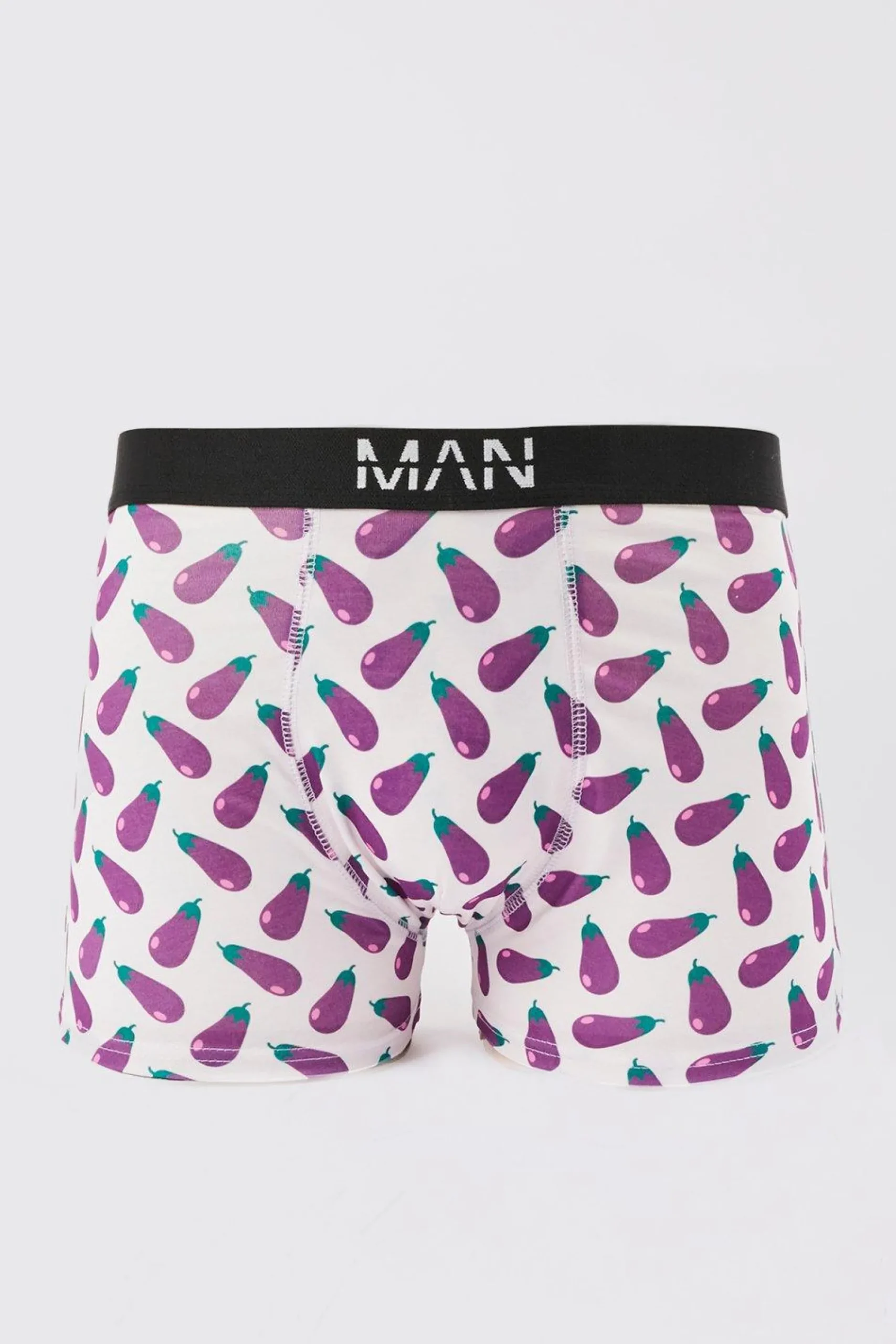 boohooMAN Aubergine Printed Boxers In Gift Box | UK| Underwear & Socks|Underwear & Socks