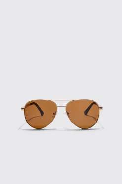 boohooMAN Aviator Matte Sunglasses | UK| Sunglasses