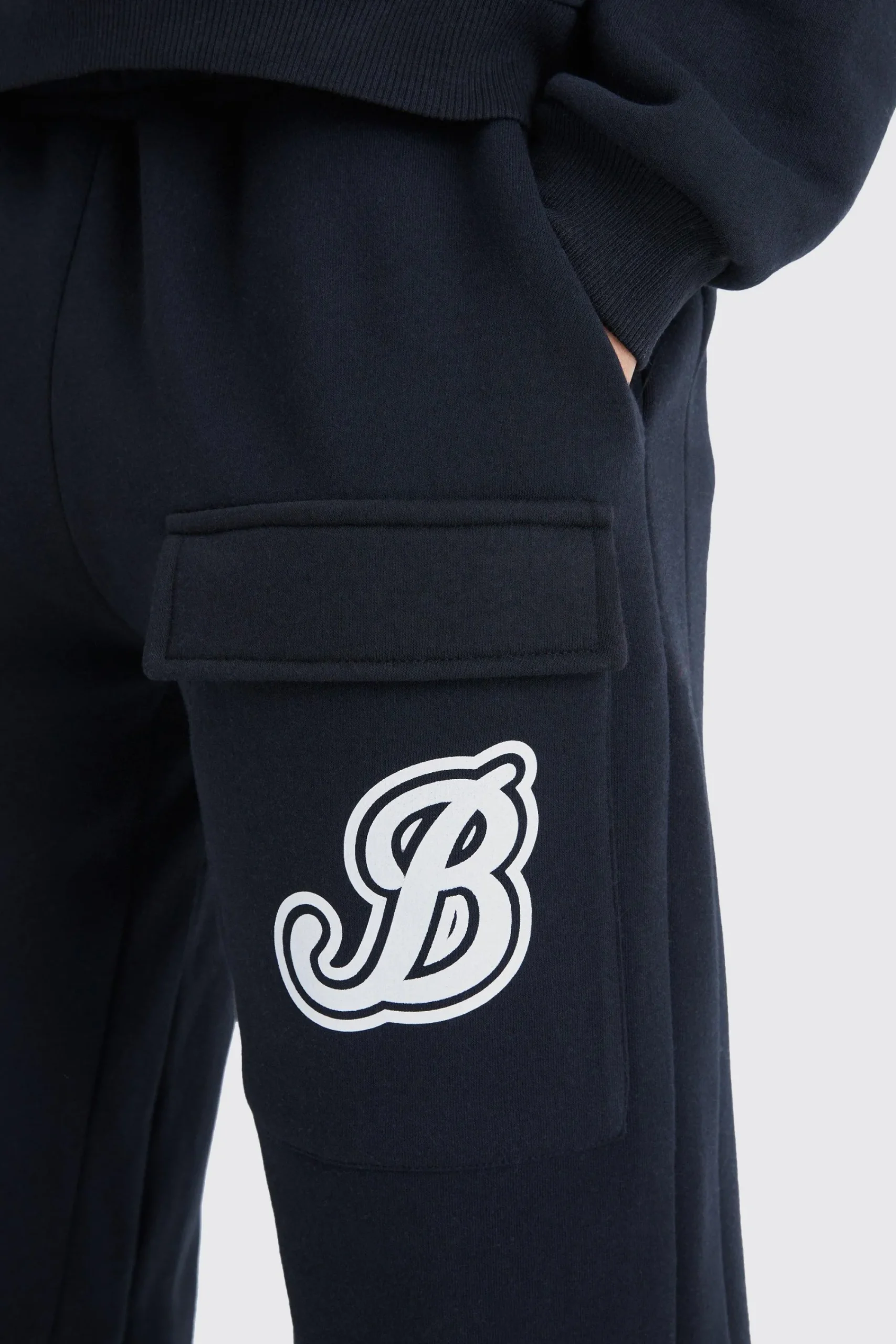 boohooMAN B Cargo Pocket Gusset Tracksuit | UK| Tracksuits