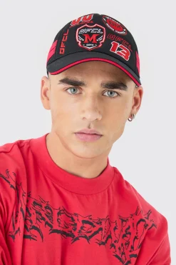 boohooMAN Badge Foam Trucker Cap In | UK| Hats & Caps