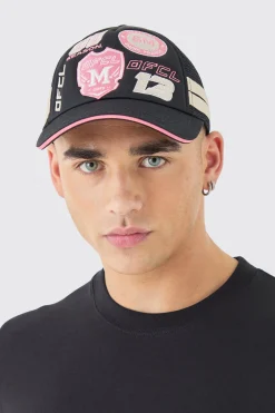 boohooMAN Badge Foam Trucker Cap In | UK| Hats & Caps