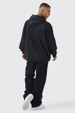 boohooMAN Baggy Camo & Leopard Patchwork Twill Trousers | UK| Trousers|Jeans