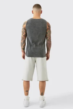 boohooMAN Baggy Carpenter Panel Frayed Edge Applique Jorts | UK| Shorts