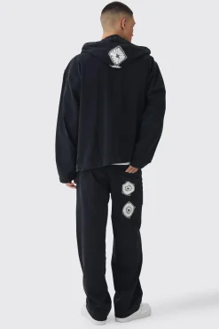 boohooMAN Baggy Fit Crochet Denim Jeans | UK| Trousers|Jeans