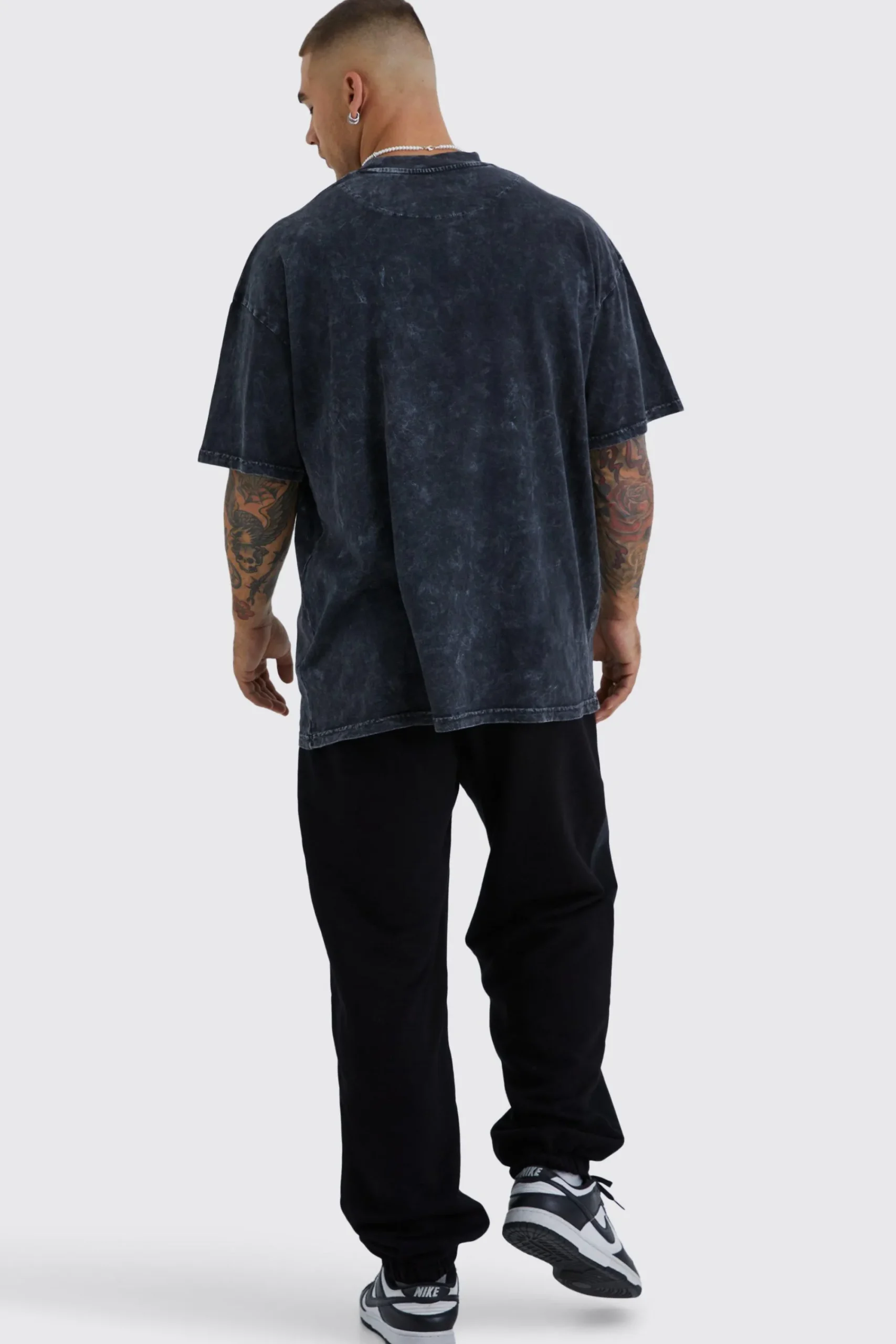 boohooMAN Baggy Fit Elastic Waist Hybrid Jogger Jean | UK| Trousers|Jeans