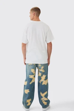 boohooMAN Baggy Fit Rigid All Over Ripped Jeans | UK| Trousers|Jeans