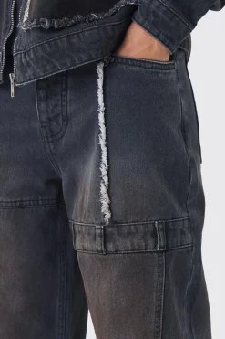 boohooMAN Baggy Fit Rigid Dirty Wash Carpenter Jeans | UK| Trousers|Sets & Co-Ords