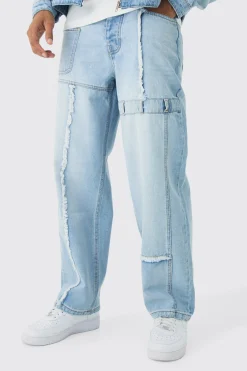 boohooMAN Baggy Fit Rigid Dirty Wash Carpenter Jeans | UK| Trousers|Sets & Co-Ords