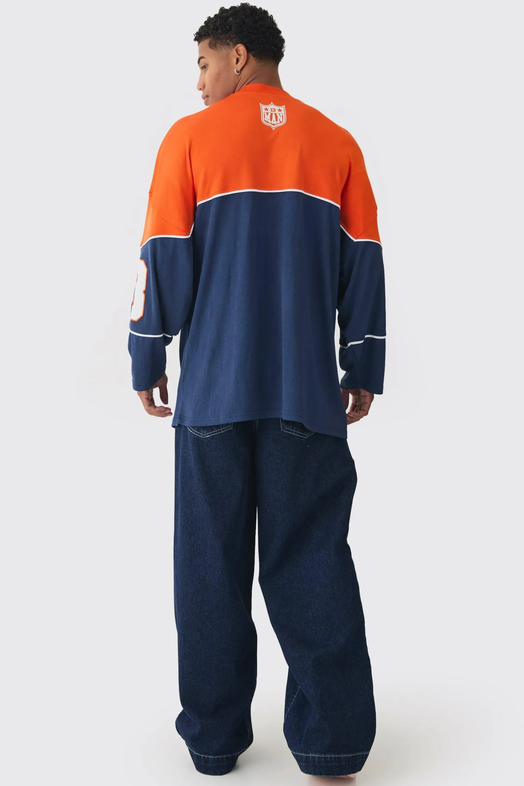 boohooMAN Baggy Fit Rigid Ripped Jeans | UK| Trousers|Jeans