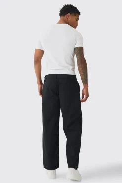 boohooMAN Baggy Fit Trouser With Boxer Double Waistband | UK| Trousers