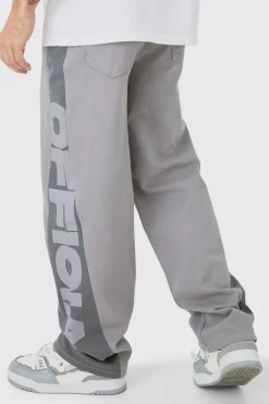 boohooMAN Baggy Official Cut & Sew Panel Trouser | UK| Trousers